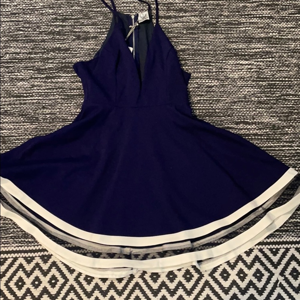 Blue sailor dress